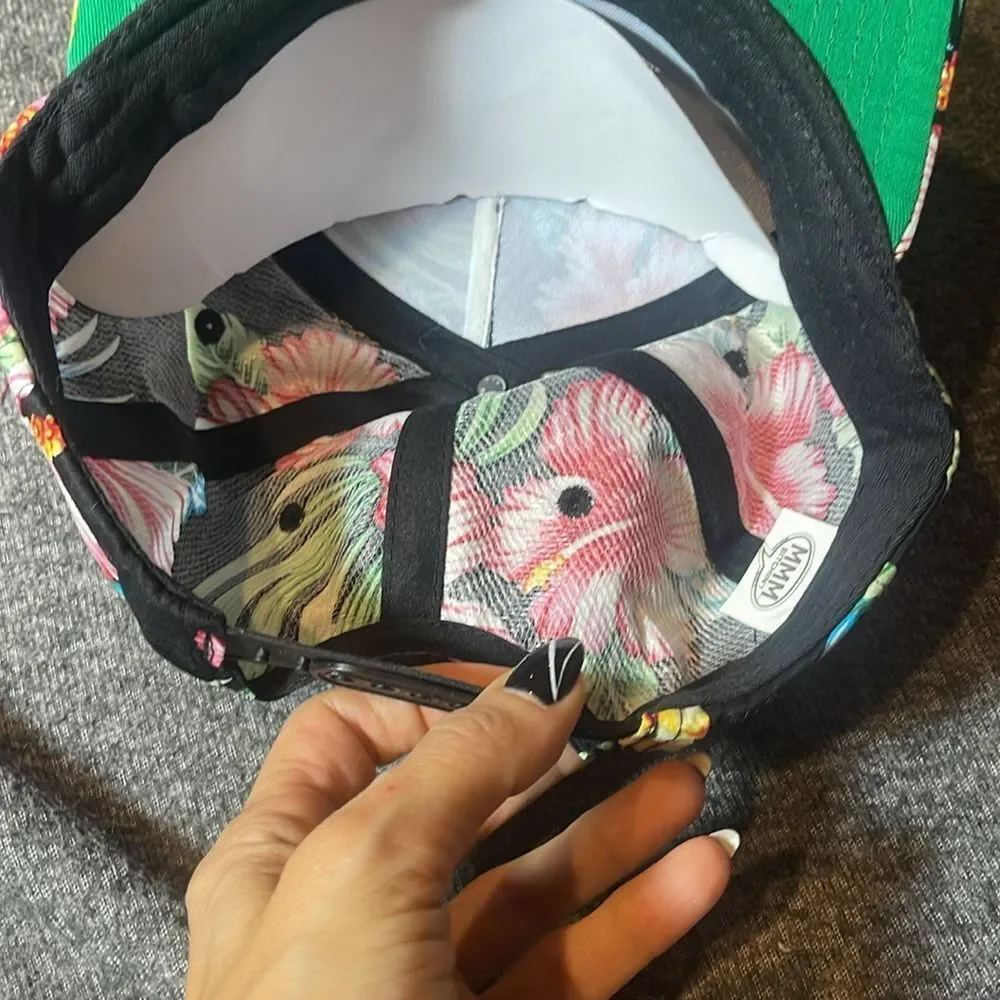 NEW mmm bitchin sauce Floral Black Snapback Hat